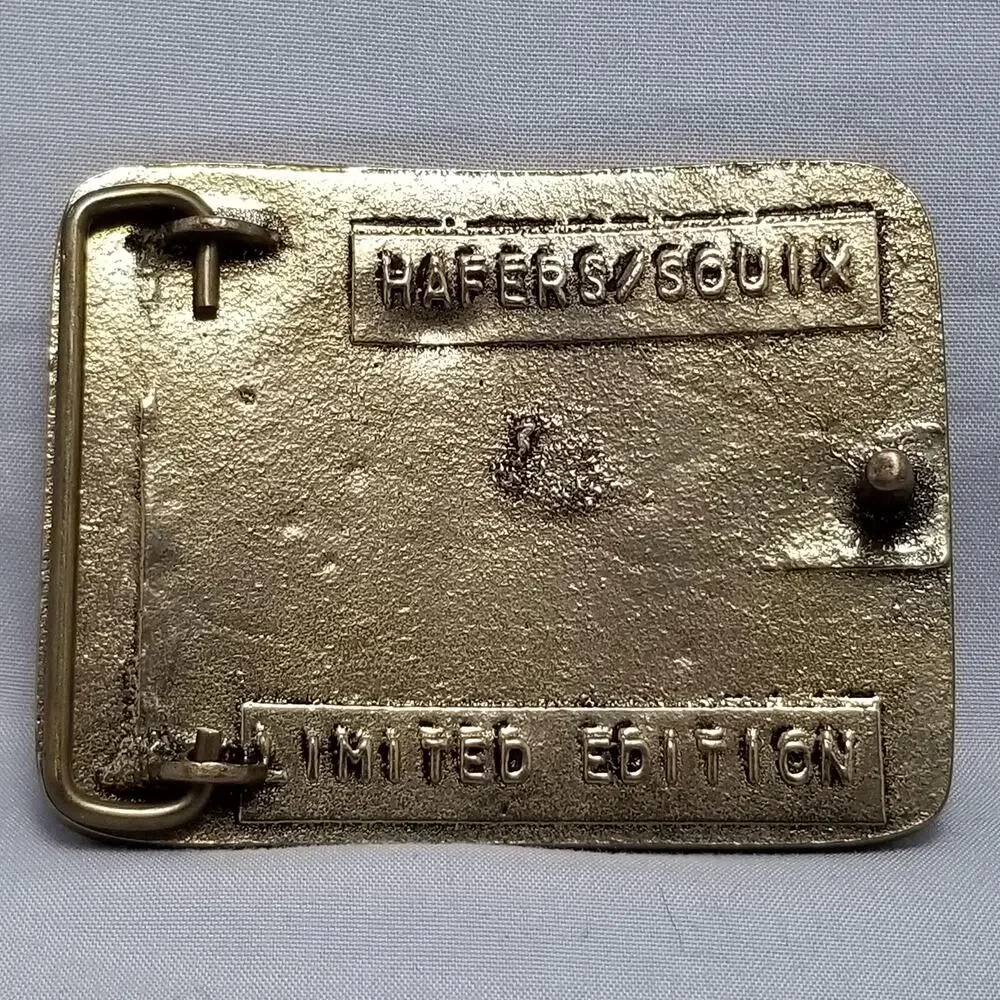 Belt Buckle Sioux Souix Hafer's Inc. Native American Indian Chief Limited Editio